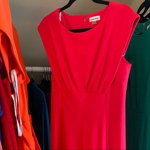 NWT Hot Pink Calvin Klein Jumpsuit